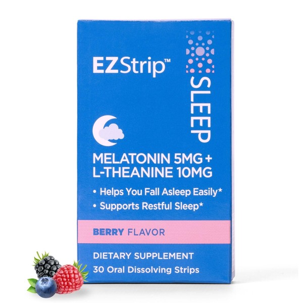 EZStrip Sleep Aid Supplement - Berry Flavor, 30 Count -