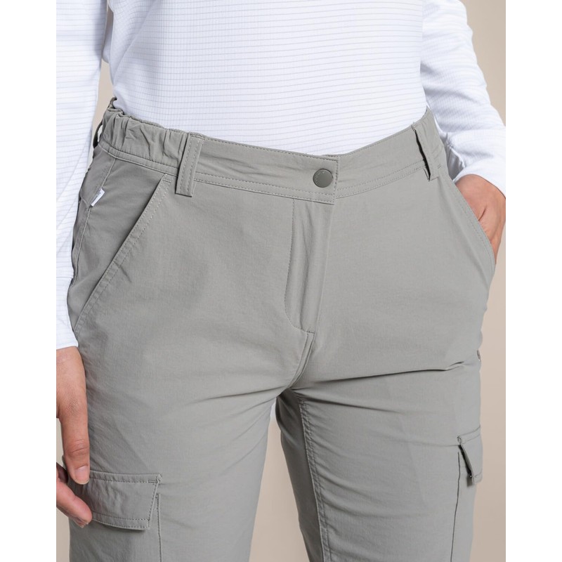 Craghoppers NosiLife RIF - Pantaloni Cargo Elasticizzati da Donna, Anti-Insetti,