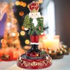 innodept12 Nutcracker Figure and Rolling Train Collectible - Christmas Figurine