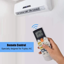 Replcement Air Conditioner Remote Control for Fujitsu AR-RAH1E AR-RAH2E, AC Remote with LCD Display 8m Remote Distance