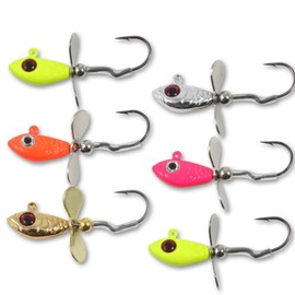 Northland Tackle Whistler Jig, Assorted Sizes and Colors, 1/8 Oz, Assorted