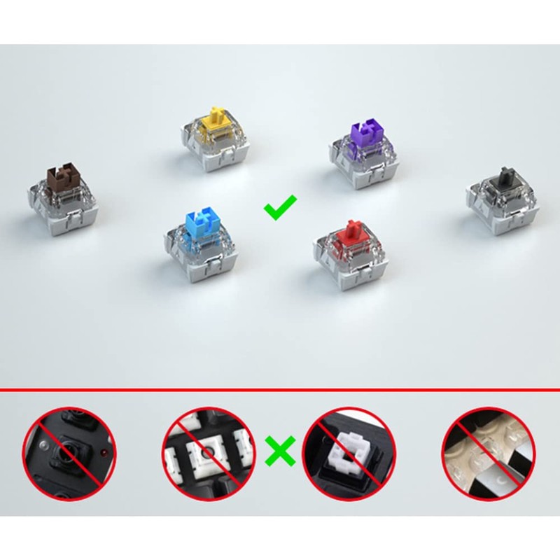 daixiahu Keycaps - Tema astronauta, altura de cereza, 142 teclas,