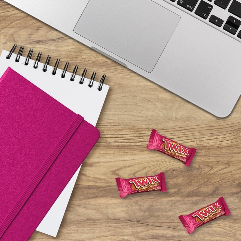 TWIX Minis Cookie Dough Milk Chocolate Bars, Sharing Size, 7.7
