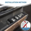 PDKLIN for Silverado Front Door Power Window Switch Panel Trim