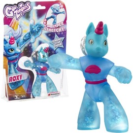 BANDAI - GooZonians - Roxy Doll Figure, Hero Pack Unicorn, Super Stretchy Action Figures, Discover Hidden Charms, Collectible Action Figures, for Girls Ages 4+ CO07564