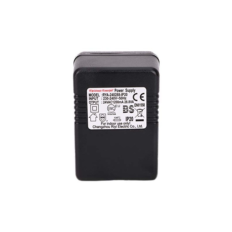 Christmas Concepts® 24v~ 1200ma Max 28.8va AC Adaptor without lead