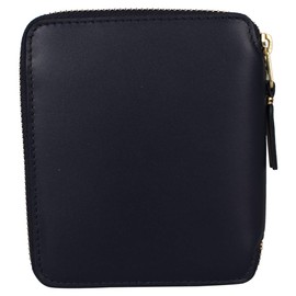 Comme des Garcons SA2100 Wallet Bifold Round Zipper Classic Navy, navy