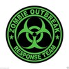 Zombie Outbreak Response Team Sticker Green
