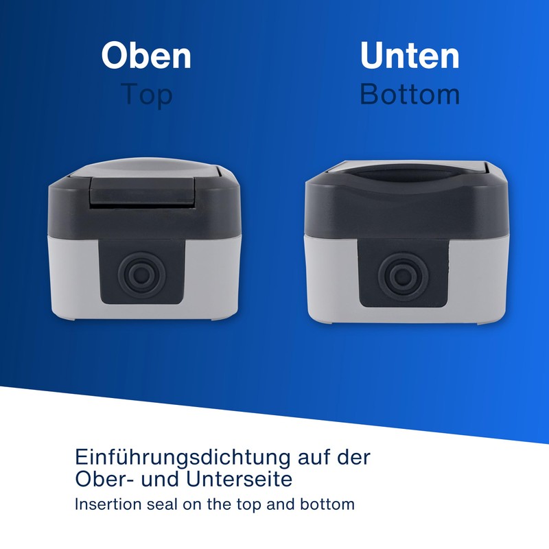 REV 0004080400 AquaStorm Double Socket, Wet Room Socket, IP55, Two-Pole,