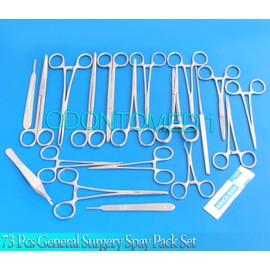 ODM 73 EA O.R PREMIUM GRADE GENERAL SURGERY SPAY PACK SURGICAL DENTAL INSTRU DS-1070