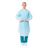 PrimeOn Impervious Medical Gown with Thumb Loops, Regular, Pack of