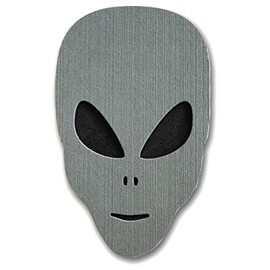 ToeJamR Snowboard Stomp Pad - Alien Head - Gray