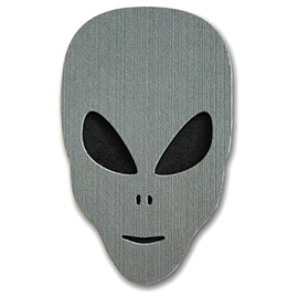 ToeJamR Snowboard Stomp Pad - Alien Head - Gray