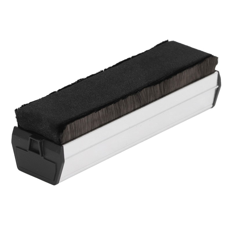 Vinyl Record Brush Aluminum Alloy Anti Static Fine Bristles Audio