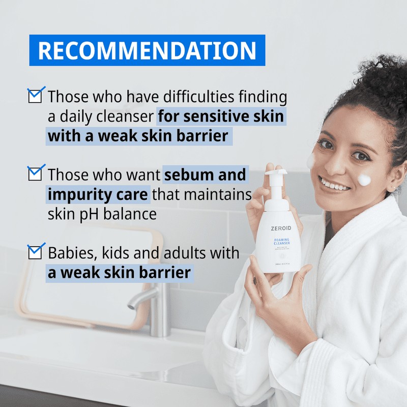 ZEROID [ZEROID]Soothing Foaming Cleanser 240ml