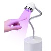 Lumcrissy 9W Touch Switch Gel Nail Lamp, Rechargeable Cordless UV/LED