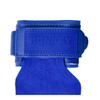 Monkey Power Straps con Callera de Piel Azules, Gym Crossfit