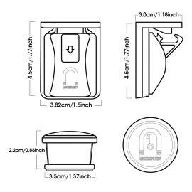 Cerraduras Para Niños Para Armarios Cajones Fácil