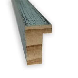 Amanti Art Natural Cork Board for Wall, 13x13 Vision Board with Blue Frame, X-Small Corkboard Office Decor for Home Organization, Country Rustic Corkboard Pinboard to Display Items for Home