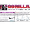 Gorilla Rims Wheel Locks Acorn Black Chrome 12mm x 1.50