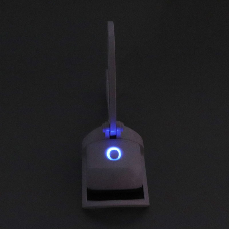 Heated Eyelash Curler USB Chargeable Long Lasting Mini Portable White