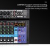 TEYUN 8 Channel Professional Portable Mixer Sound Mixing Console Computer