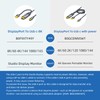 NEXHYPE DisplayPort to USB-C Cable 8K@60Hz, DP to Type-C Male