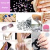 Nail Crystals Set of 1500 Rhinestones for Nails 6 Sizes
