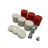 FAMA.store 30 Pieces Backgammon Checkers Replacement Set Checker Board Games