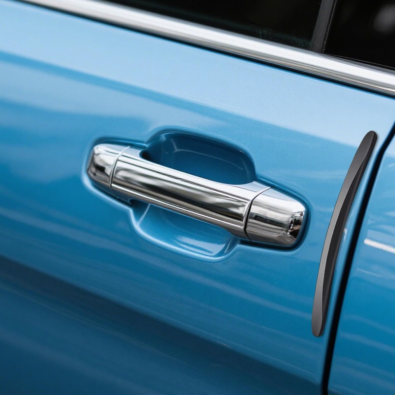 Gkhlg 6 Pieces Car Door Edge Protector Black Flexible PVC