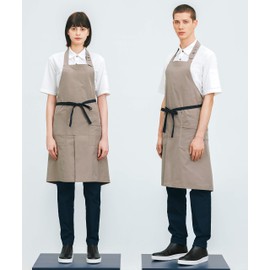 Kashi Kashima CAREAN CAE164 BRIGHT TWILL STRETCH Apron, beige