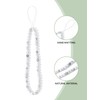 OAIITE Semi-Precious Gem Stones Beaded Phone Charm Cell Phone Lanyard
