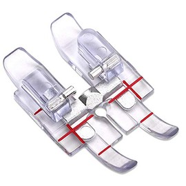 DREAMSTITCH 820883096 1/4" (Quarter Inch) Clear Quilting Presser Foot for Pfaff Sewing Machine D,E,G,J,K Model - 820883096
