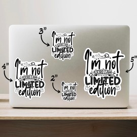 (3PCS) I'm Not Weird I'm Limited Edition Sticker for Phone Tablet Laptop Car Truck Window | 2" Sticker |