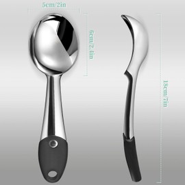 Lifhety Heavy Duty Ice Cream Scoop, Non-Stick Ice Cream Scooper for Cookie Dough, Baking, Mash Potato, Meatball and Melon Baller