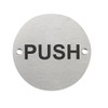 Fire Door Guru® Push Door Sign - 76mm Disc -