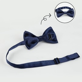 Alizeal Boys Tuxedo Pre Tied Bow Ties (Dark Navy)