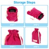 PATIKIL Soft Drawstring Lens Case, 9.84"x6.69"x0.24" Drawstring Lens Pouch, Camera
