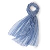 Prettystern Women's 100% Cashmere Feather Light Ring Pashmina Scarf Evening