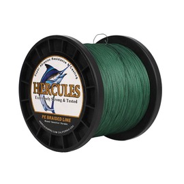 HERCULES Trenzado l¨ªnea de Pesca 300M, 328 DS, 10lbs-300lbs PE 8 filamentos, Verde, 300lb/136.1kg 1.20mm