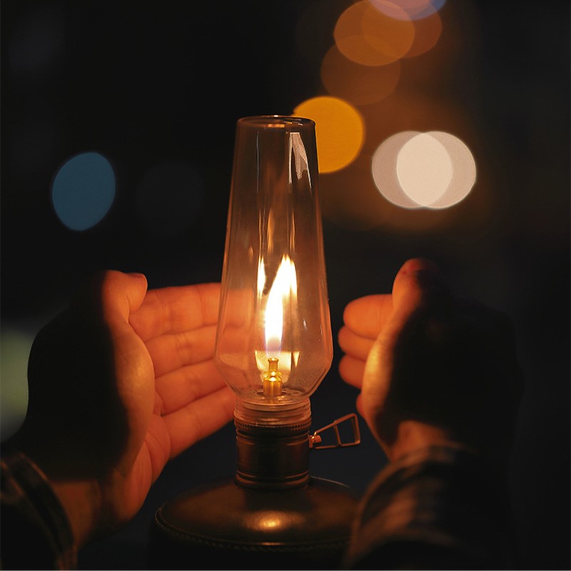 Outdoor Gas Candle Lamp Tent Lantern Light for Backpacking Camping