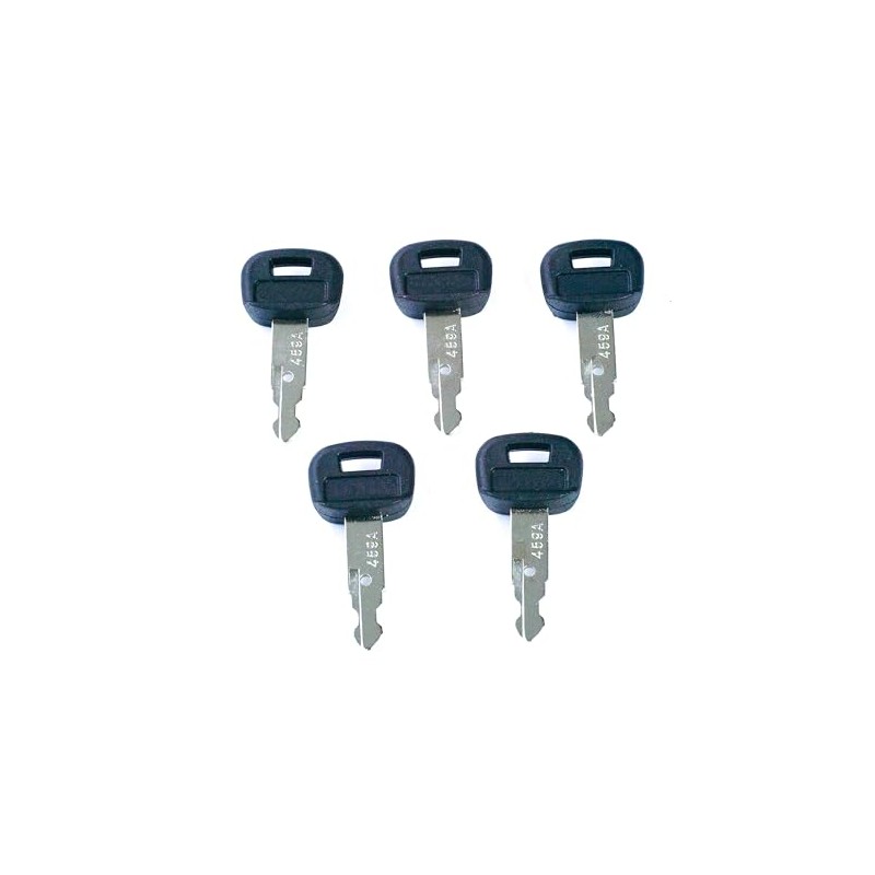 Excavator key 459A black (5 pieces) suitable for Kubota excavator