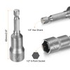 HARFINGTON 10pcs Hex Nut Driver Drill Bit 1/2" 6-Point Socket