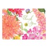 Caspari Summer Blooms Thank You Notes - 16 Note Cards