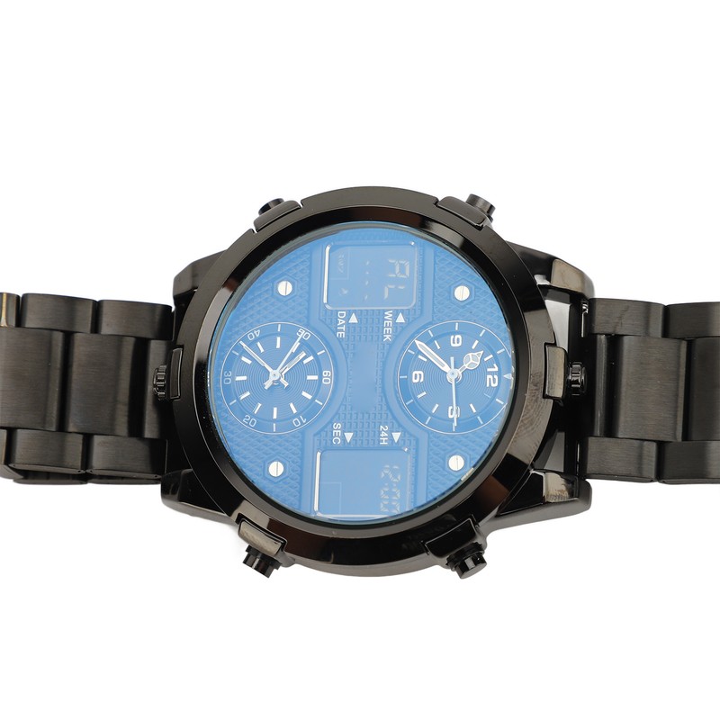 Men Wrist Watch with Alarm Clock Fashionable 30m Waterproof Backlight