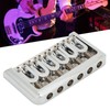 76mm Fixed Hardtail Guitar Bridge U Shaped String Spacing Roller