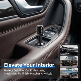 Juego de 4 pomos para puerta interior de coche, aleación de metal antioxidante, recordatorio de seguridad de fácil agarre para el estado de la cerradura de puerta, universal para la mayoría