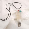 Large Bird Pendant Necklace for Women Fashion Exaggerated Big Resin