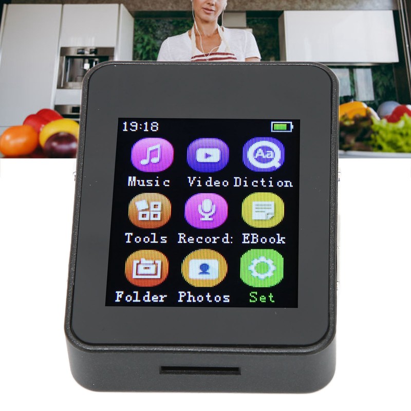 T7 MP4 Player 1.8inch Large Screen Music Player with FM