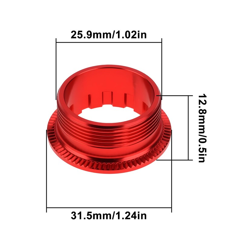 Be In Your Mind Bike Cassette Lock Ring Compatible with
